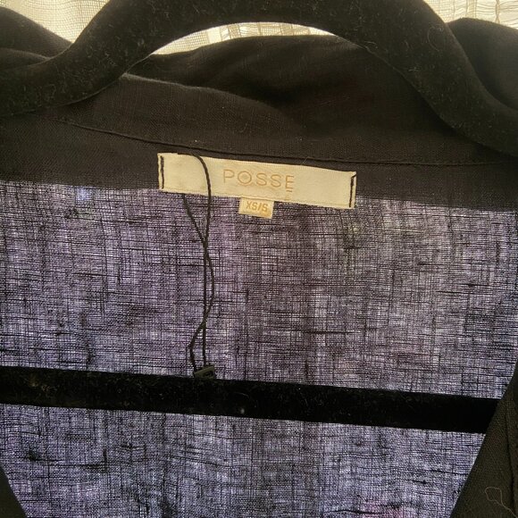 Oversized POSSE Linen Button Down - Picture 3 of 3
